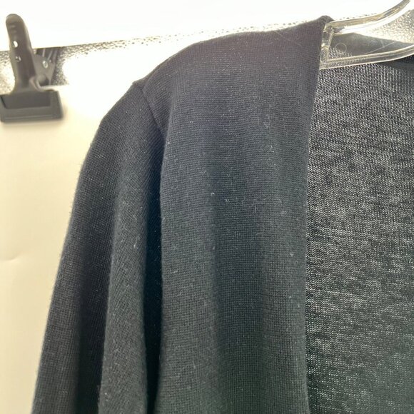 Amazon Essentials Women's Open Cardigan Black Size Medium Pockets - Picture 4 of 9
